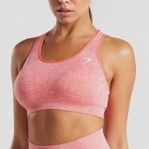 Gymshark Vital Seamless Sports Bra Coral Marl